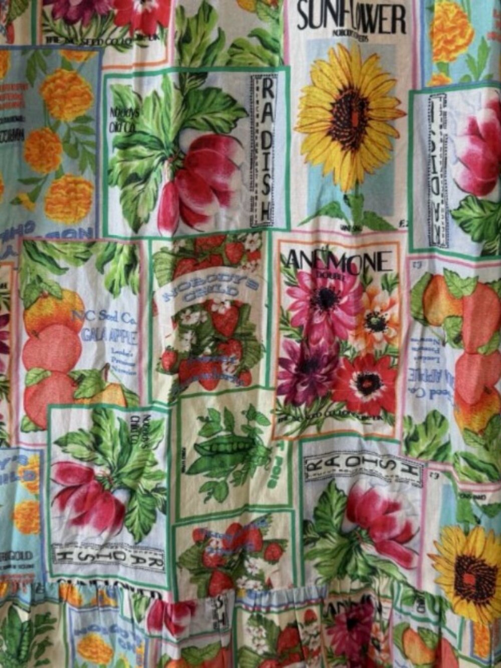 Nobody's Child Cassidy Midi Beach Dress in Seed Packet Print Size 8 - Picture 6 of 8